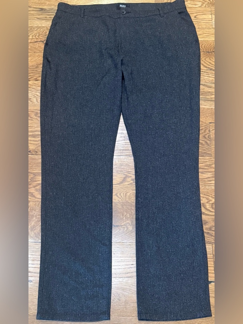 Paige. Sasha Cut Trouser. “Black Coffee.” Size 38.
